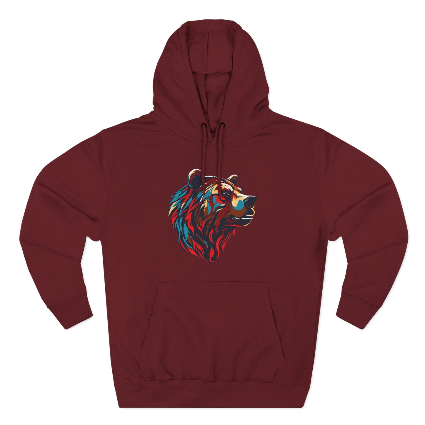 Grizzly Bear Icon - Fleece Hoodie