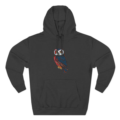 Saw-Whet Owl Icon - Fleece Hoodie