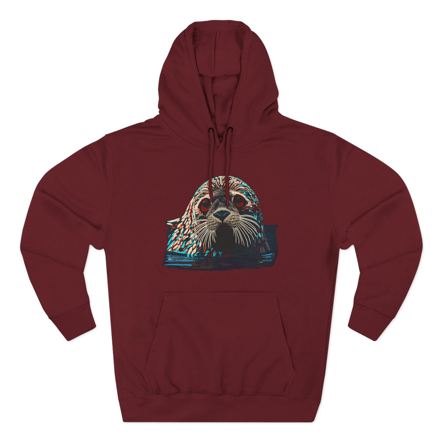 Harbor Seal Icon - Fleece Hoodie