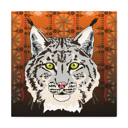 Lynx Portrait (gray) Canvas