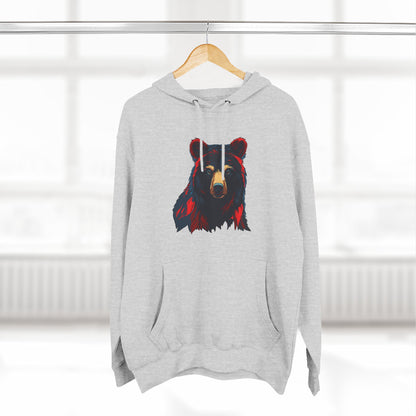 Black Bear Icon - Fleece Hoodie