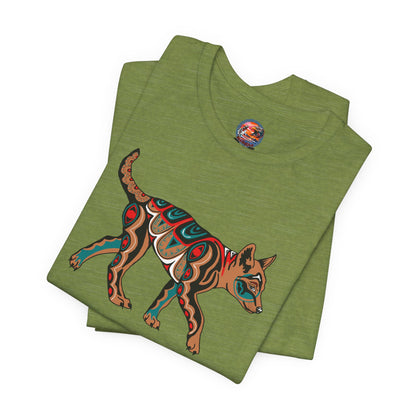 Tan Wolf Pup T-Shirt