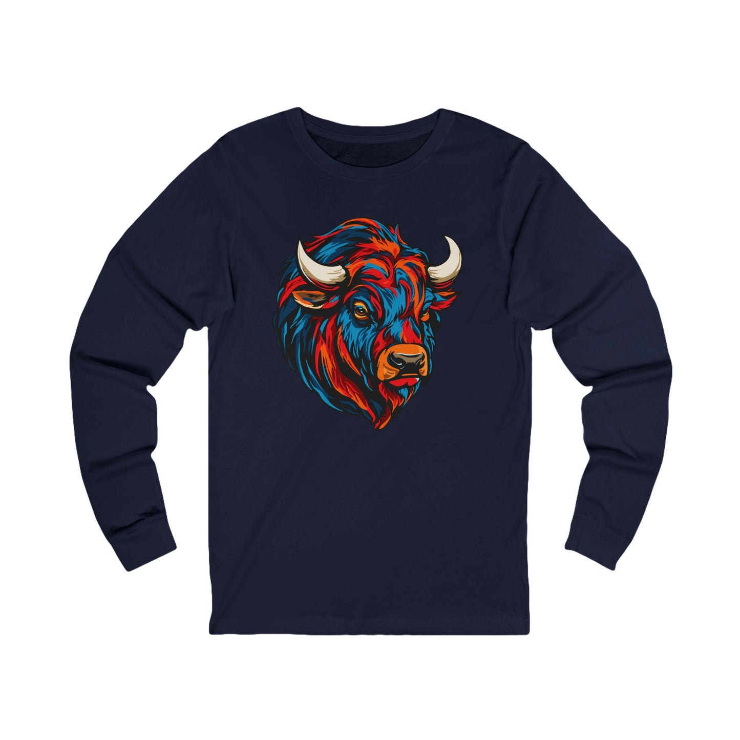 Bison Icon - Long-Sleeve Tee