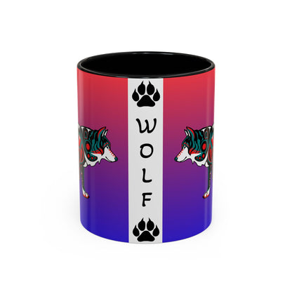Walking Wolf Mug