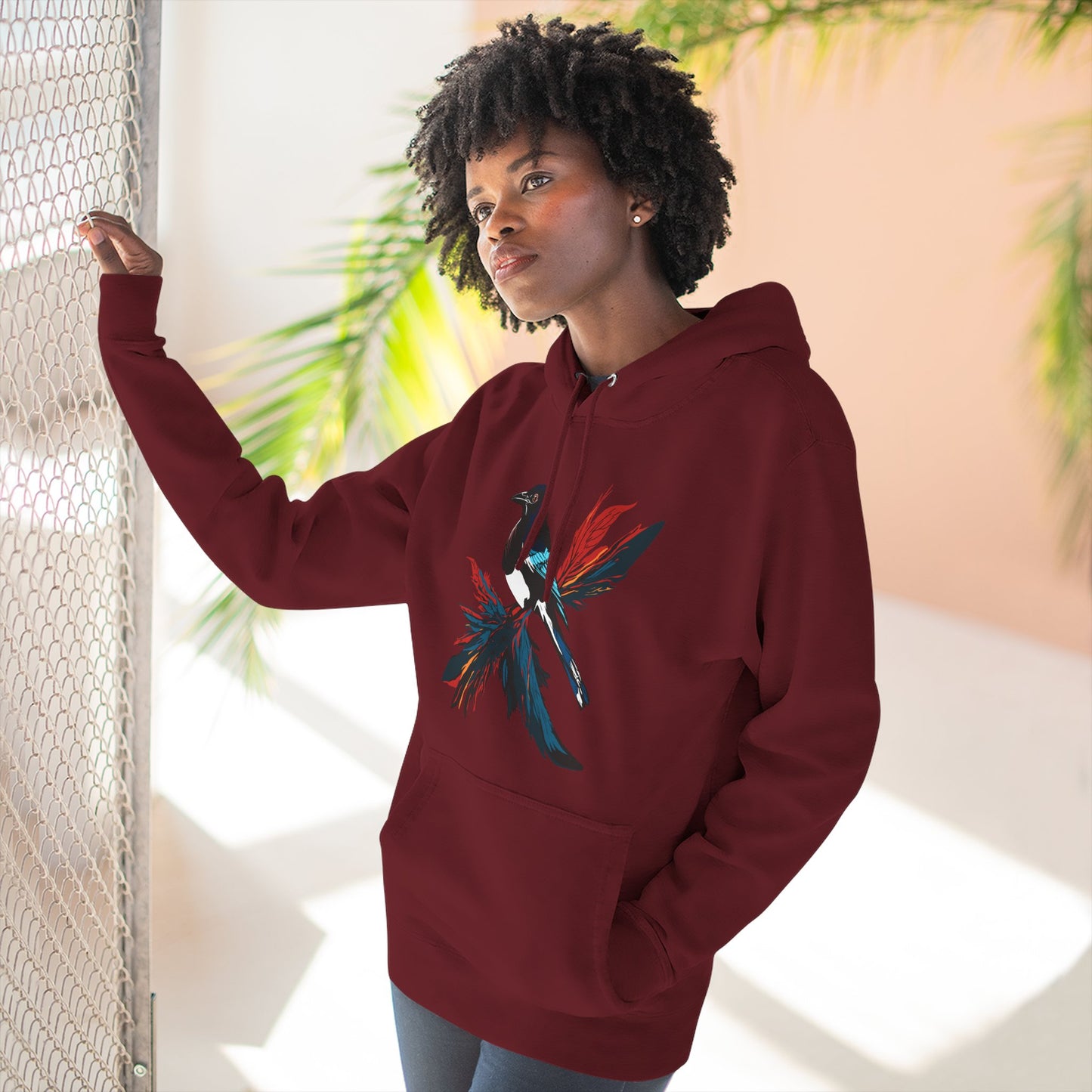Magpie Icon - Fleece Hoodie