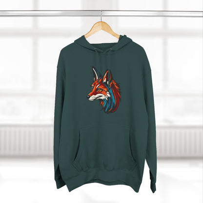 Red Fox Icon - Fleece Hoodie