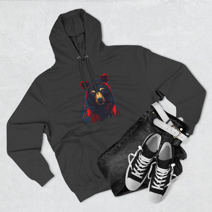 Black Bear Icon - Fleece Hoodie