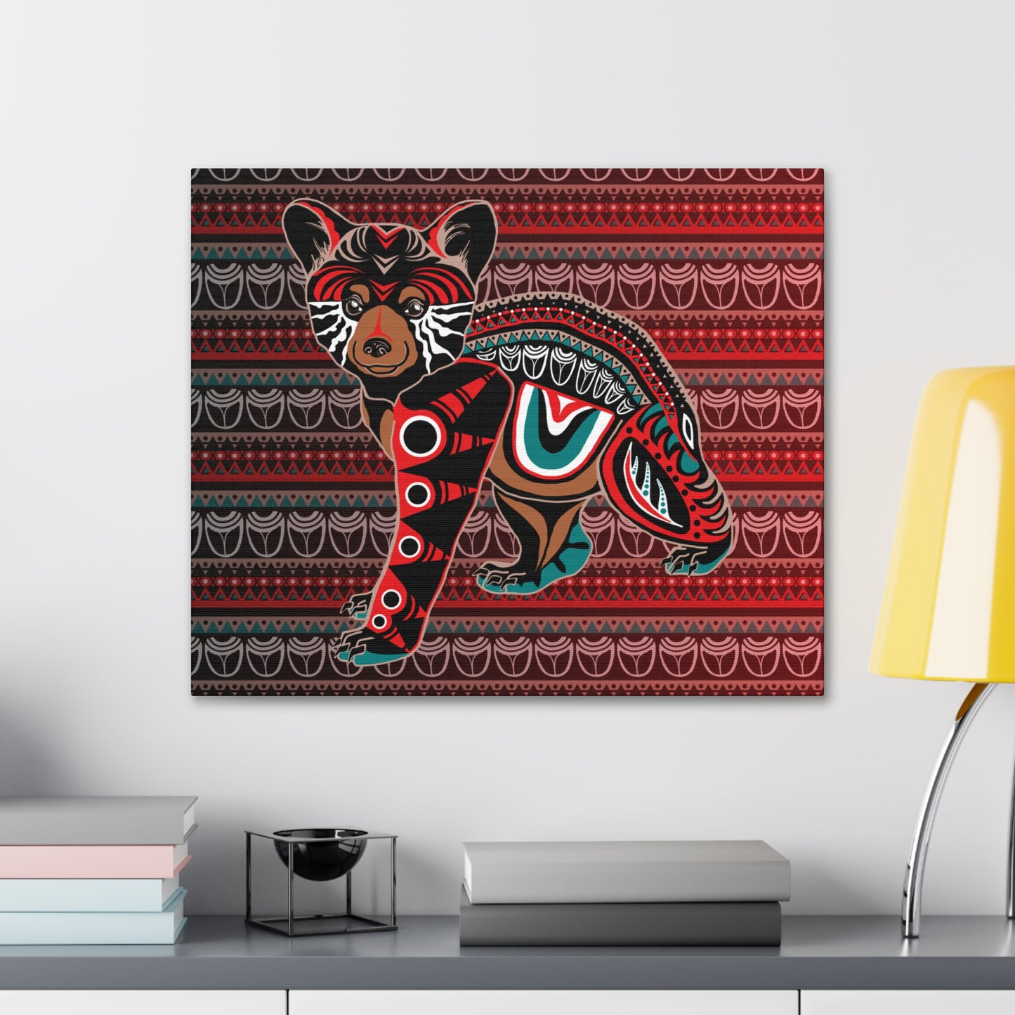 Black Bear Cub Canvas