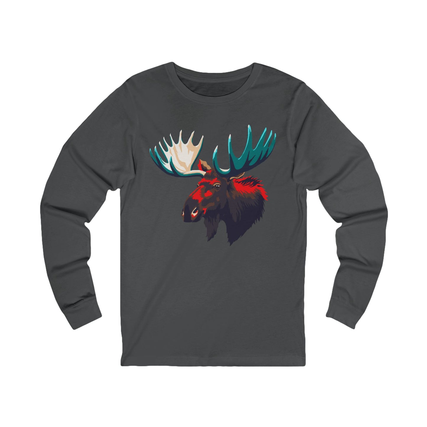 Moose Icon - Long-Sleeve Tee