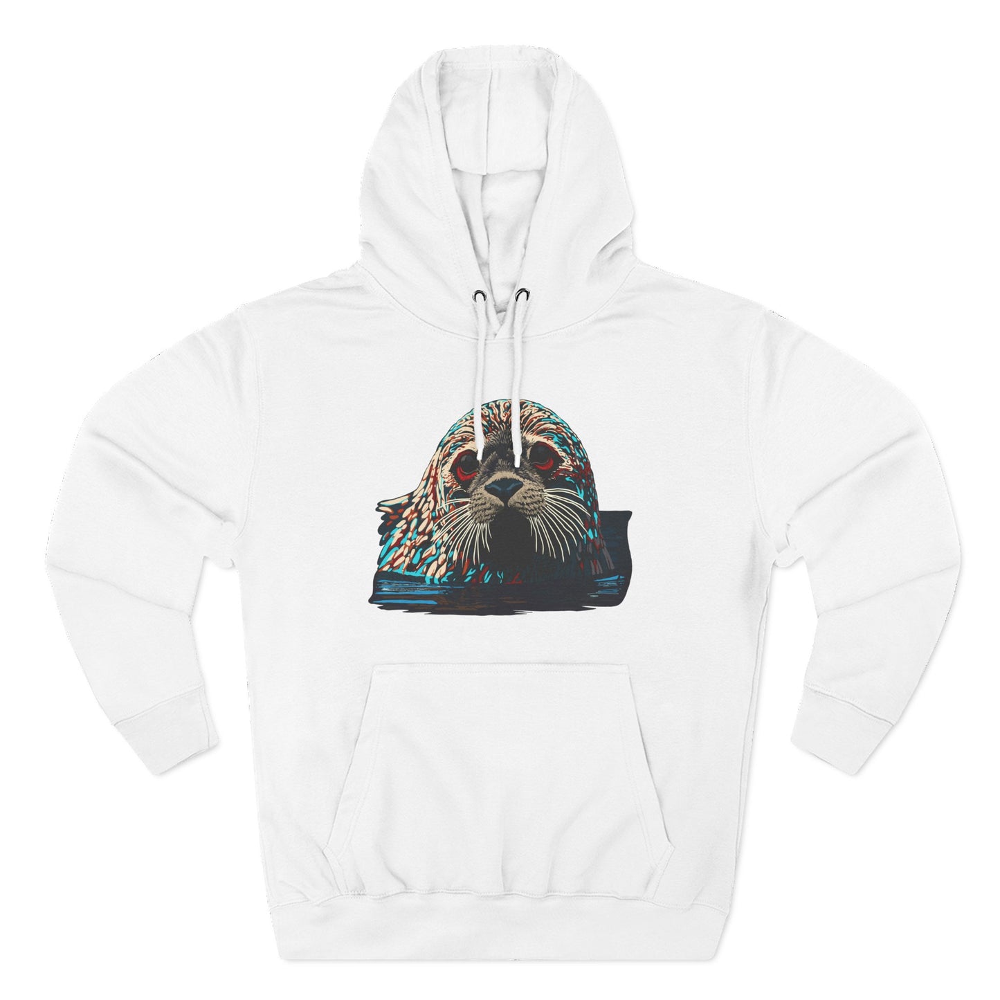 Harbor Seal Icon - Fleece Hoodie