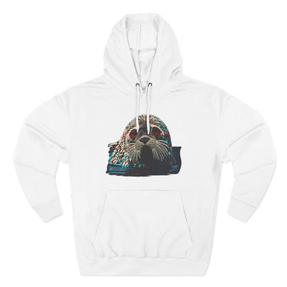 Harbor Seal Icon - Fleece Hoodie