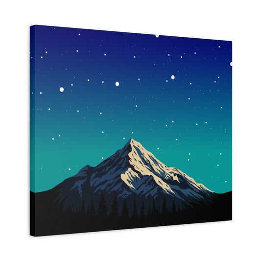 Twilight Peaks Canvas