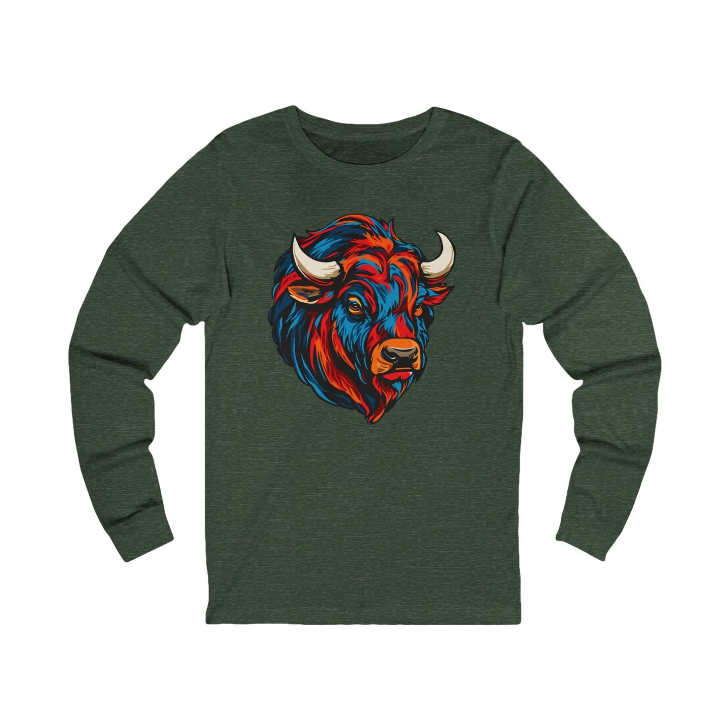 Bison Icon - Long-Sleeve Tee