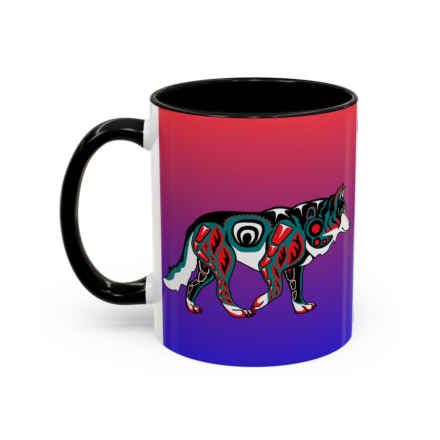 Walking Wolf Mug