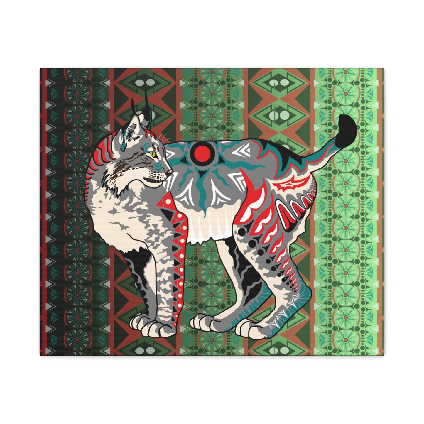 Gray Lynx Canvas