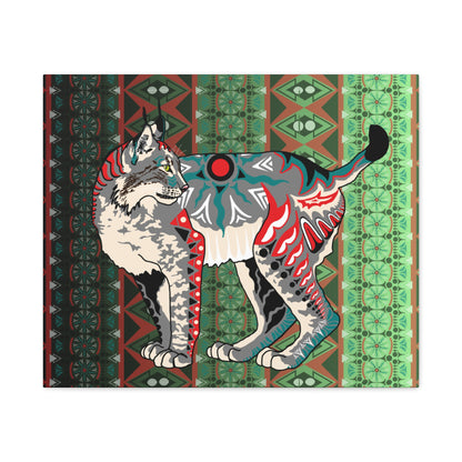 Gray Lynx Canvas