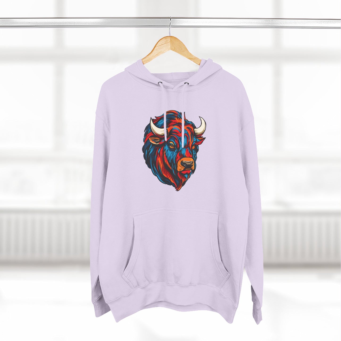 Bison Icon - Fleece Hoodie