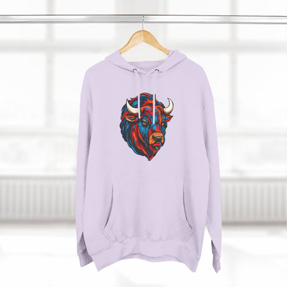 Bison Icon - Fleece Hoodie