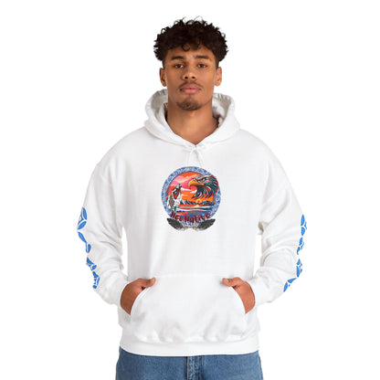 Neo Native brand logo hoodie — Alaska Native owned apparel brand — front view