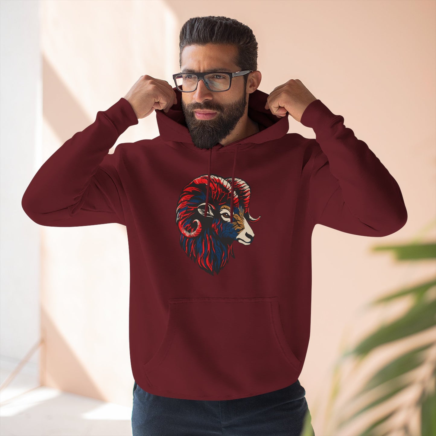 Dall Sheep Icon - Fleece Hoodie