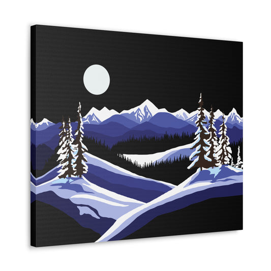 Lunar Frost Canvas