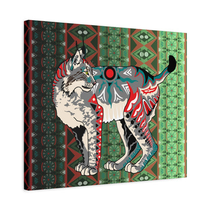 Gray Lynx Canvas