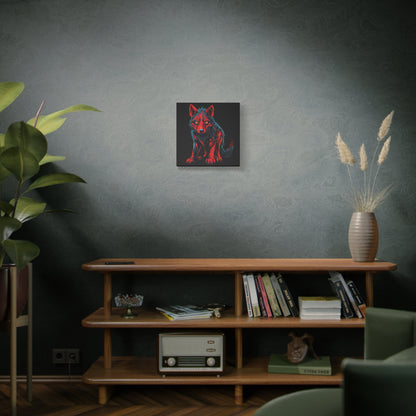Wolf Pup Icon Canvas