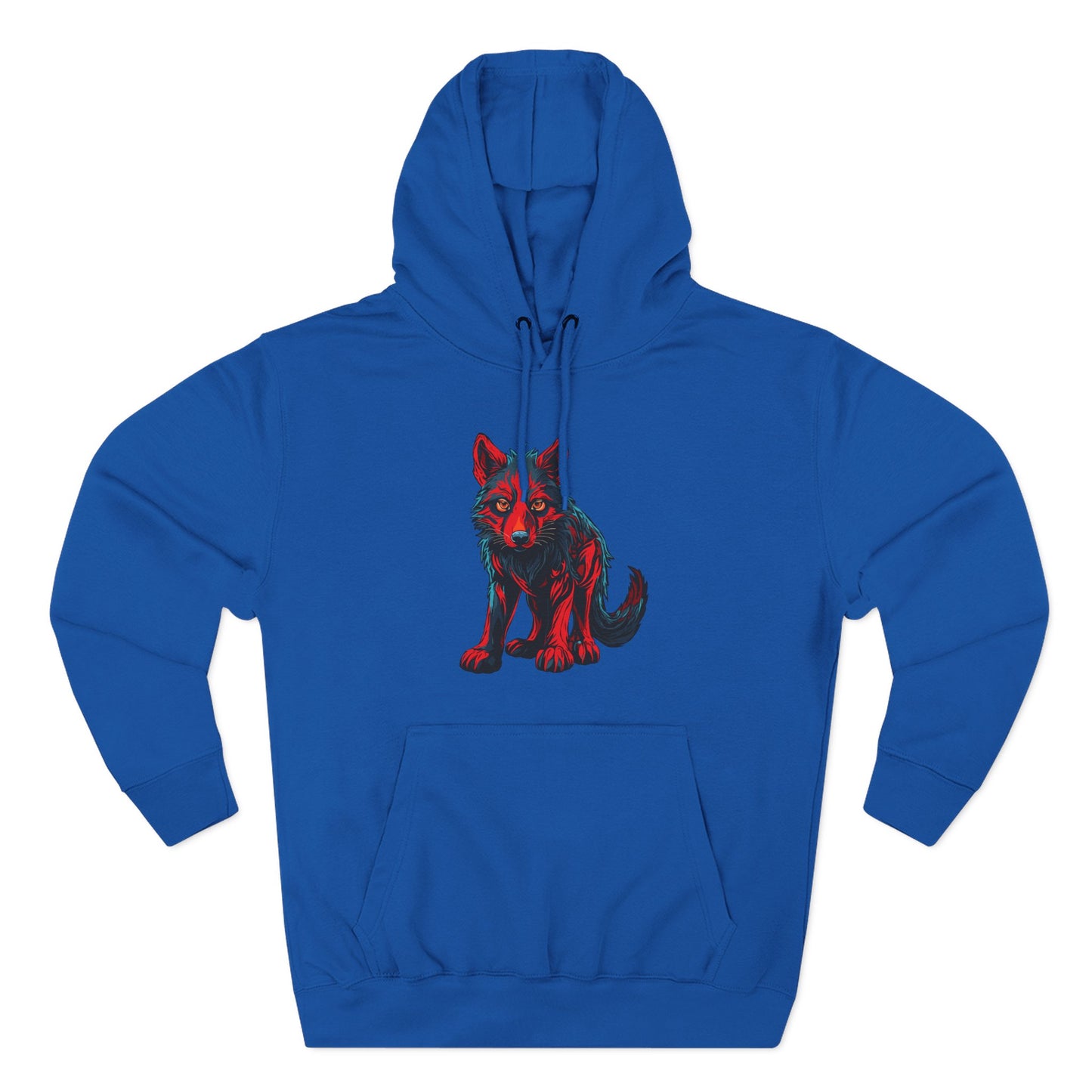 Wolf Pup Icon - Fleece Hoodie