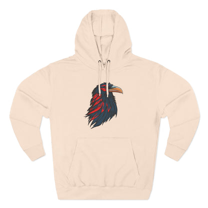 Raven Icon - Fleece Hoodie