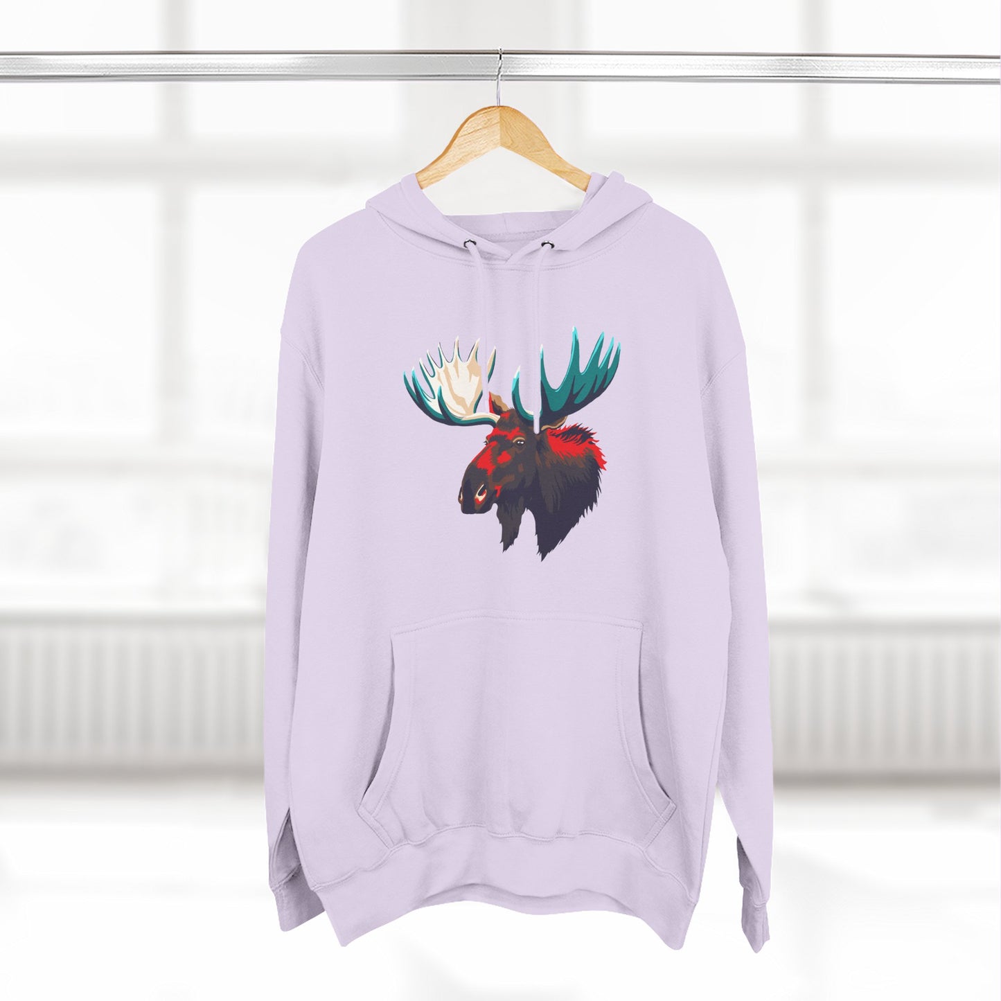 Moose Icon - Fleece Hoodie