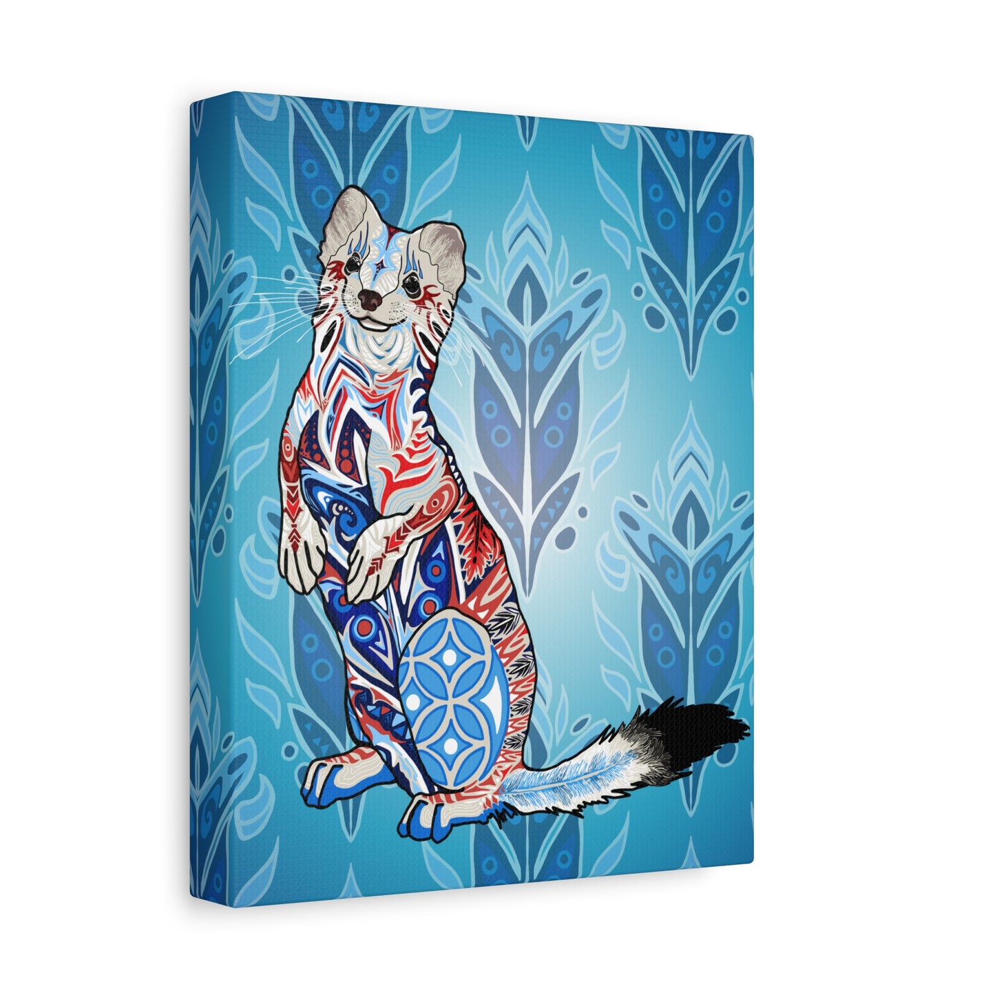 Winter Ermine Canvas