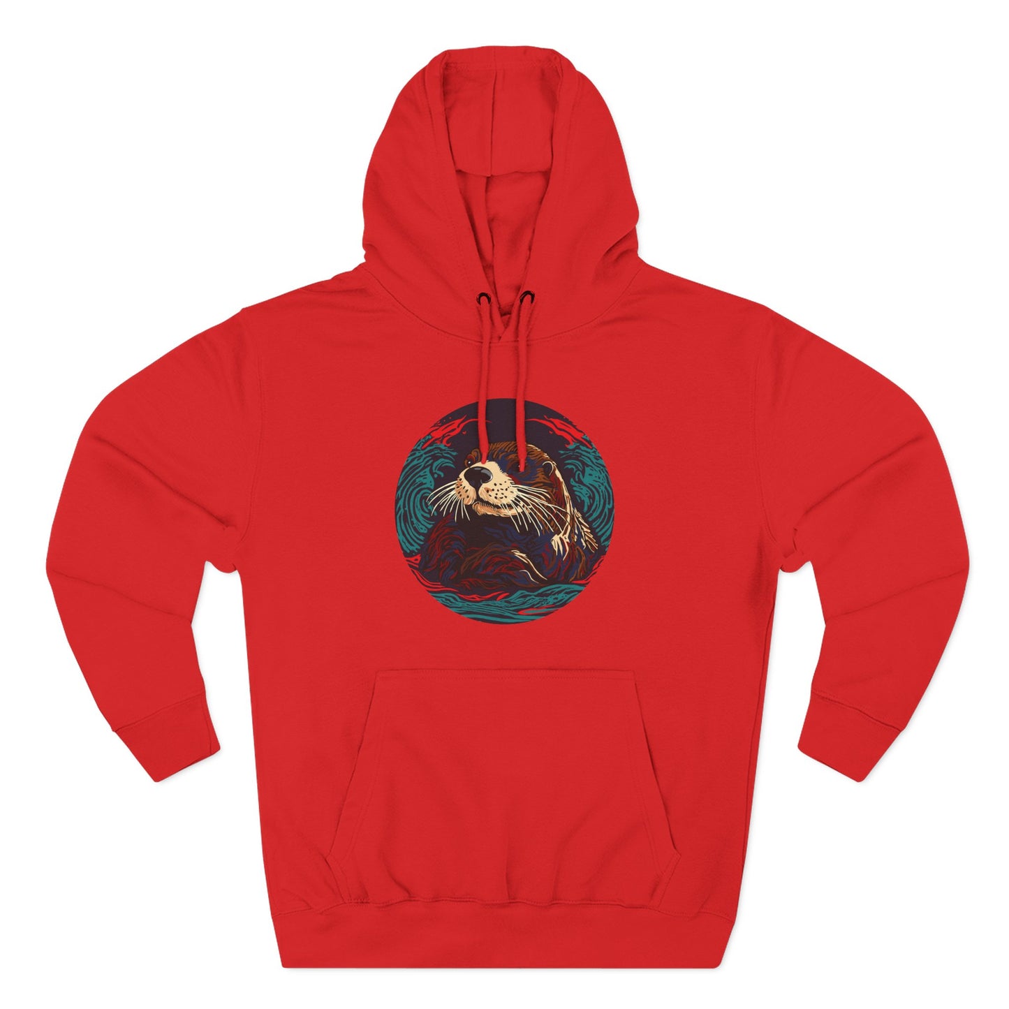 Sea Otter Icon - Fleece Hoodie