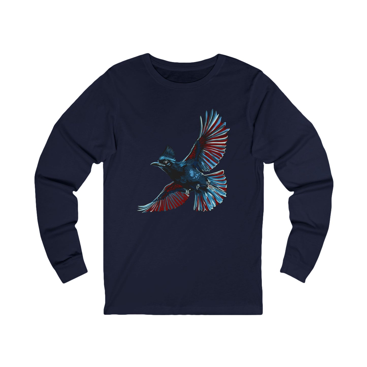 Steller's Jay Icon - Long-Sleeve Tee