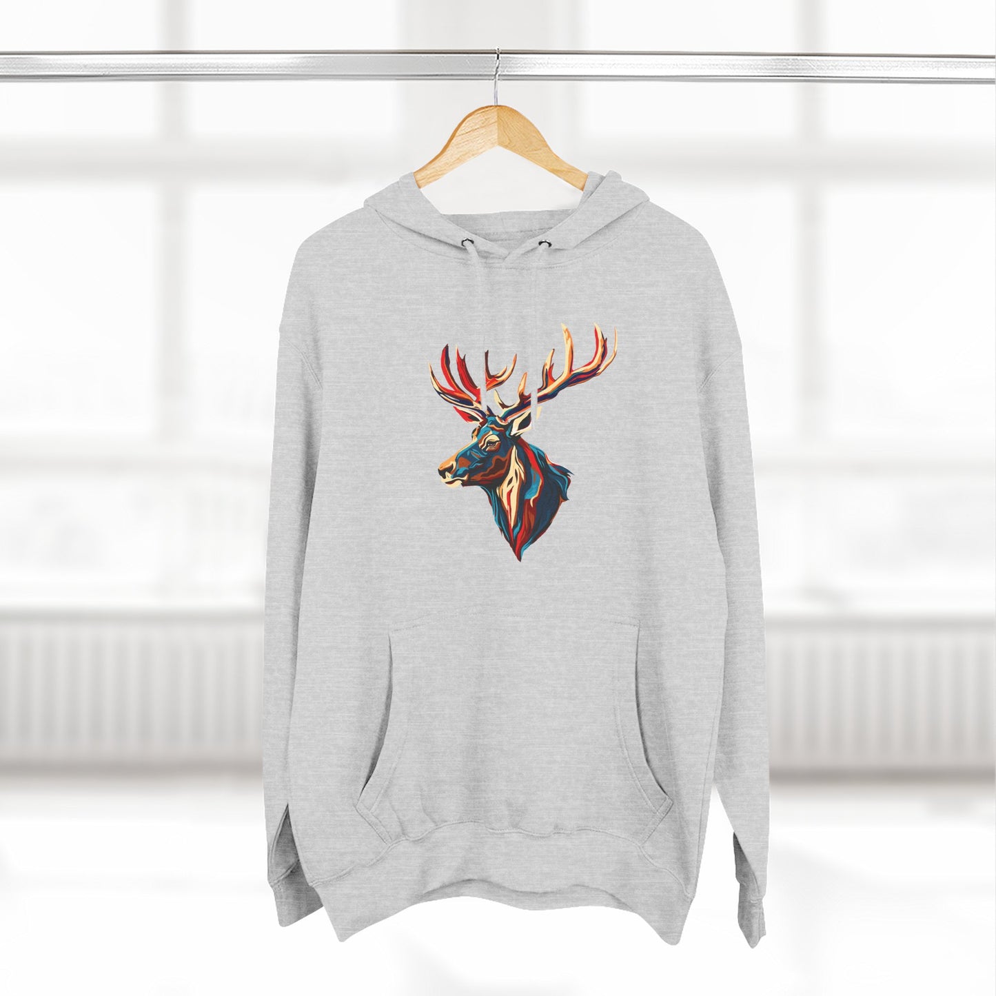 Elk Icon - Fleece Hoodie