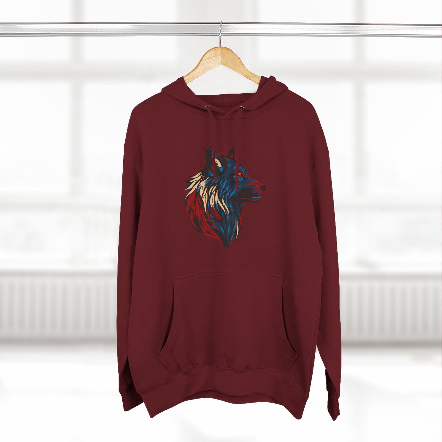 Wolf Icon - Fleece Hoodie