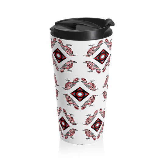Raven Wallpaper Stainless Steel Travel Mug