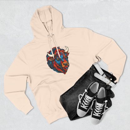 Bison Icon - Fleece Hoodie