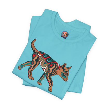 Tan Wolf Pup T-Shirt