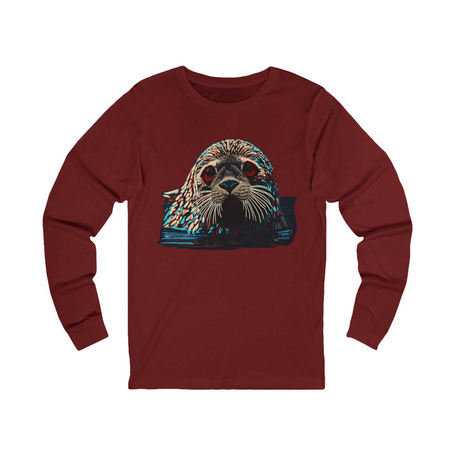 Harbor Seal Icon - Long-Sleeve Tee