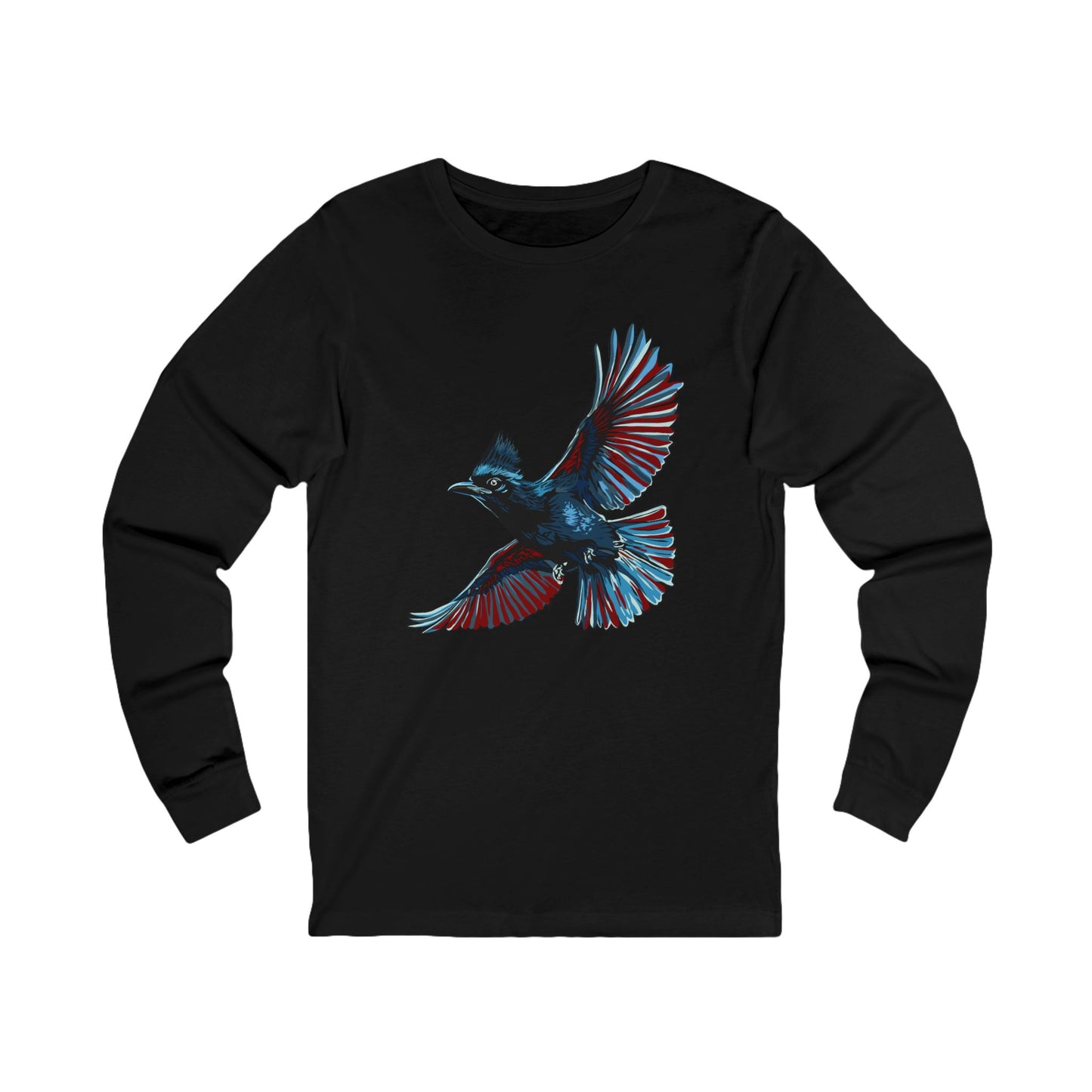 Steller's Jay Icon - Long-Sleeve Tee