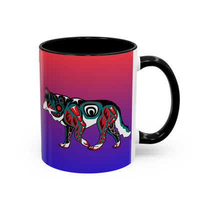Walking Wolf Mug