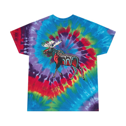 Spiral Tie-Dye Tee - Moose!