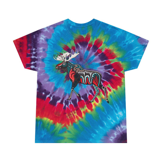 Spiral Tie-Dye Tee - Moose!