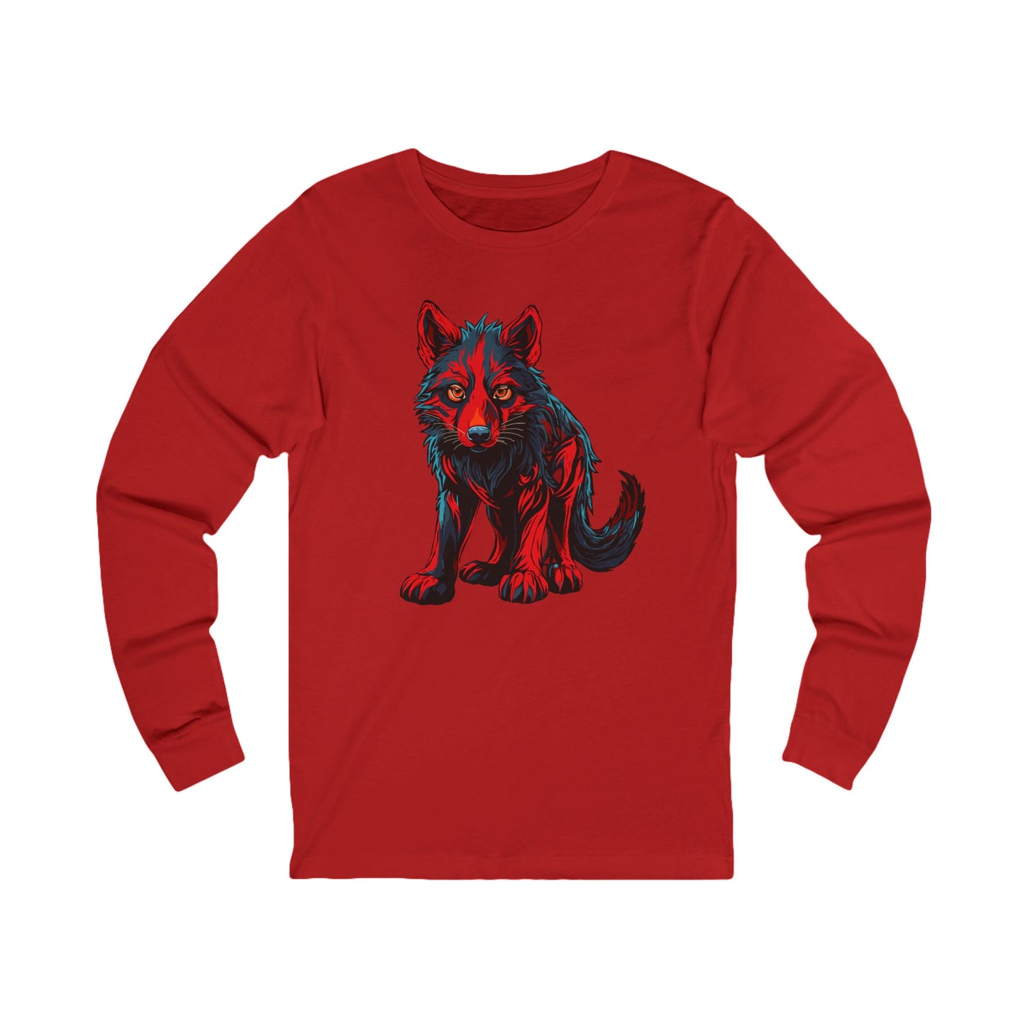 Wolf Pup Icon - Long-Sleeve Tee