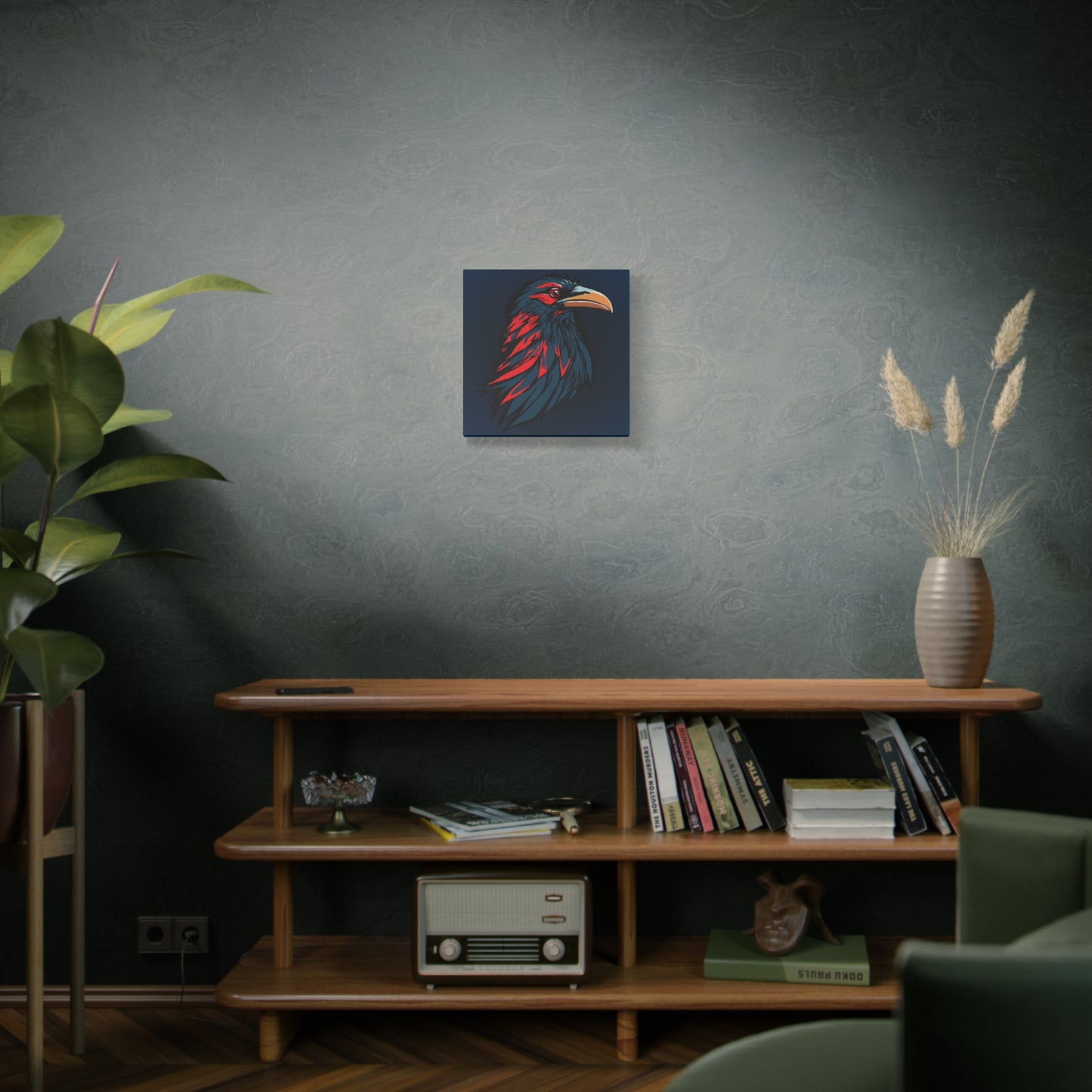 Raven Icon Canvas