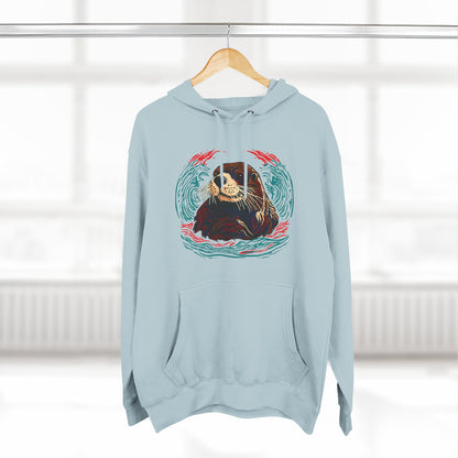 Sea Otter Icon - Fleece Hoodie