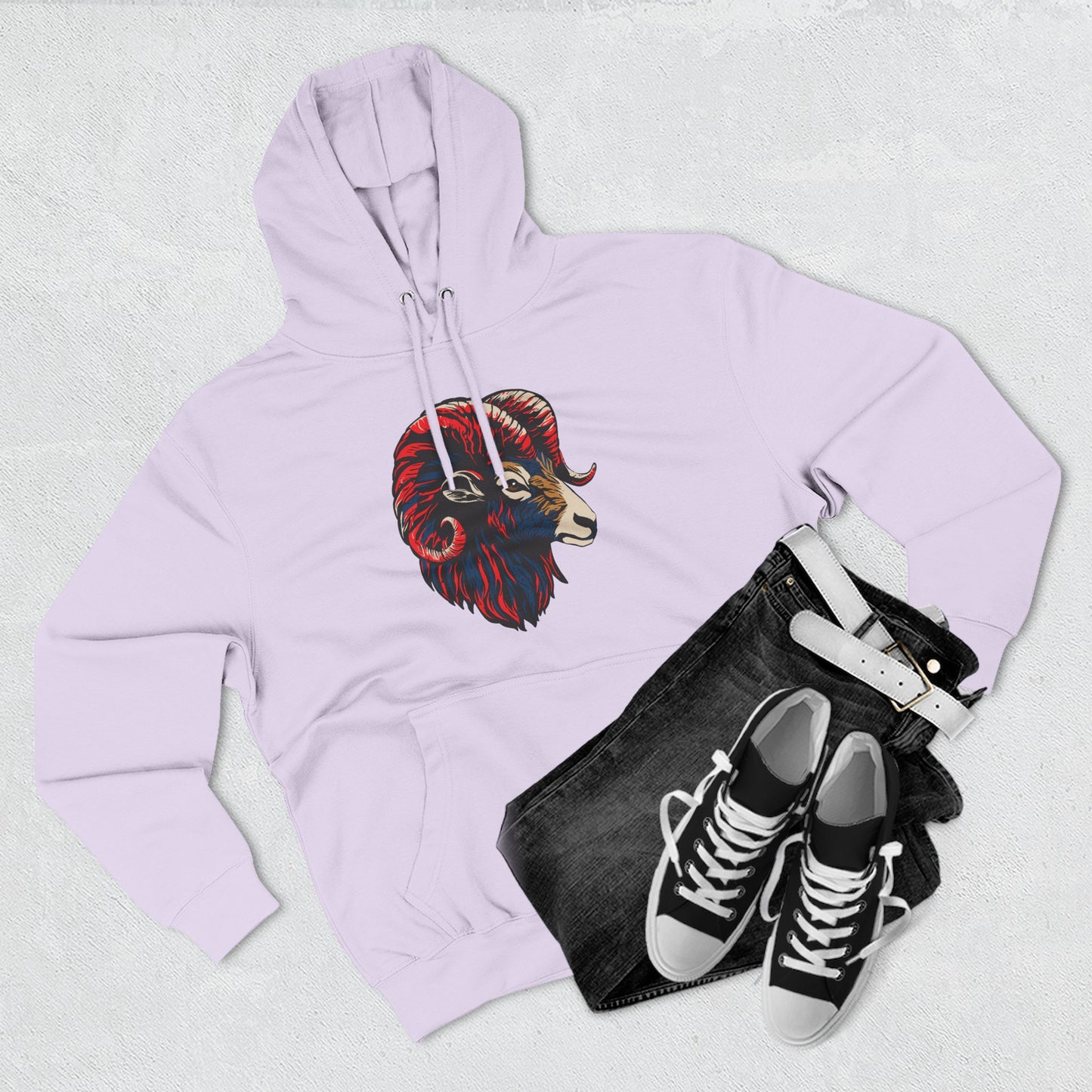 Dall Sheep Icon - Fleece Hoodie