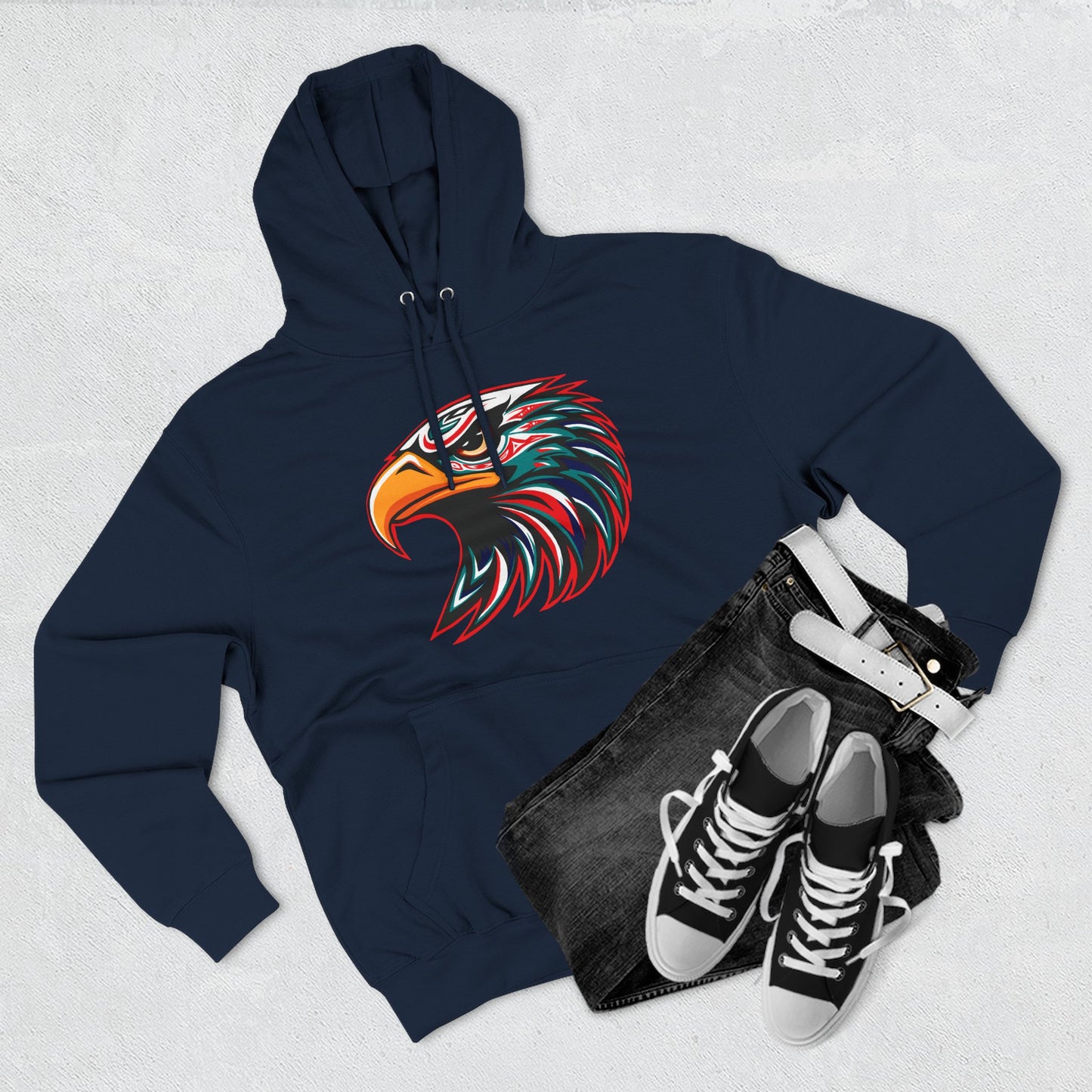 Eagle Icon - Fleece Hoodie