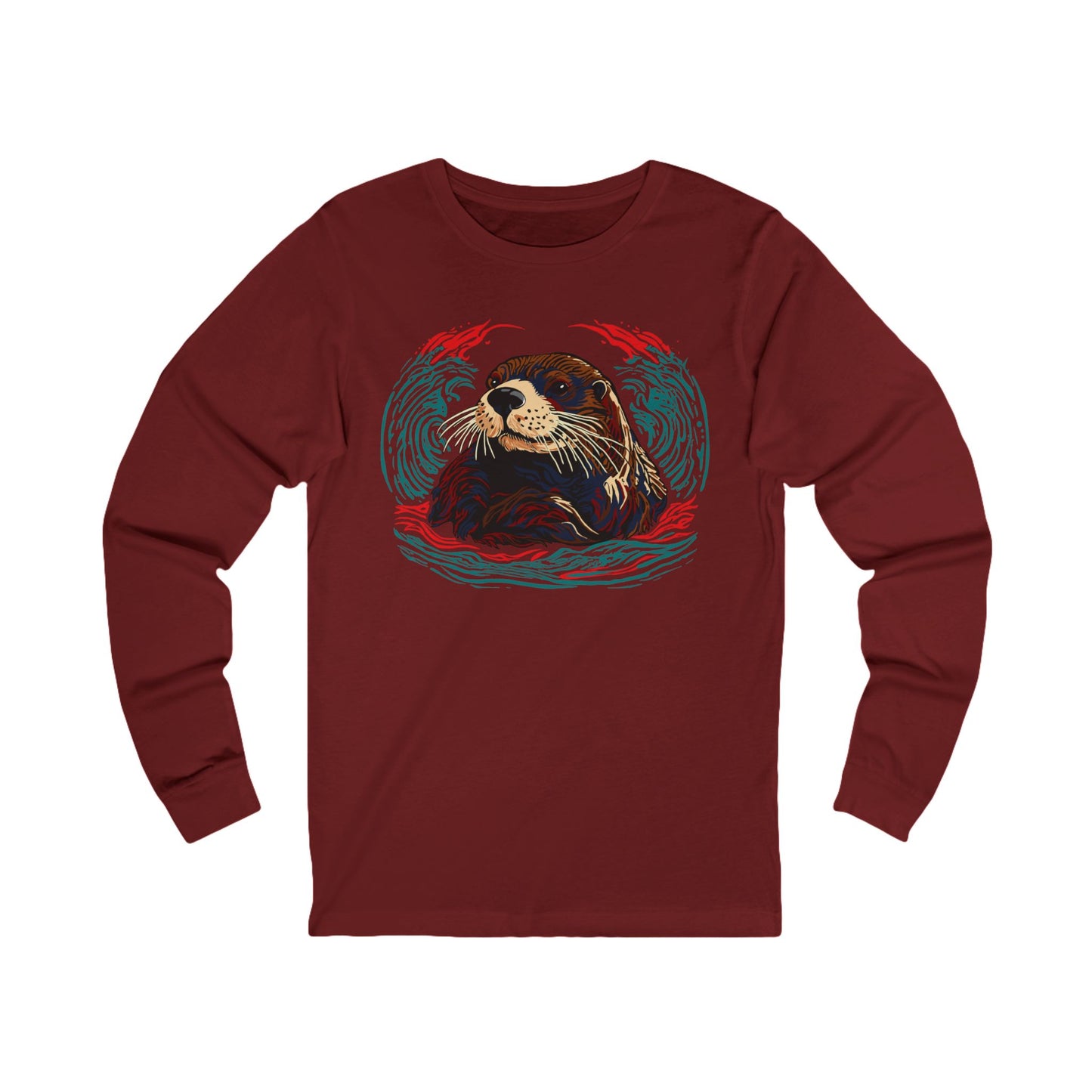 Sea Otter Icon - Long-Sleeve Tee