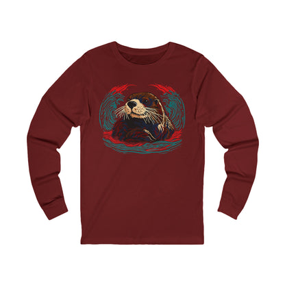 Sea Otter Icon - Long-Sleeve Tee